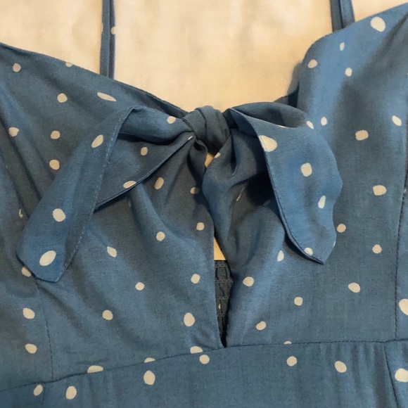 NWOT Cute Beachy Polka Dot Sundress by Ocean Drive - Picture 3 of 4